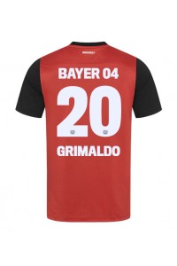 Fotbalové Dres Bayer Leverkusen Alejandro Grimaldo #20 Domácí Oblečení 2024-25 Krátký Rukáv